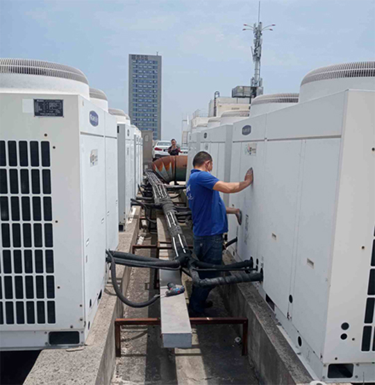 鲅鱼圈中央空调制热和不制冷系统维修方法